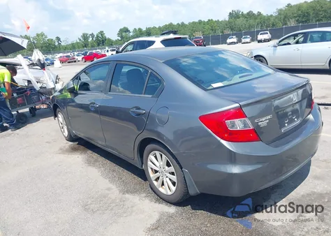 2012 Honda Civic Ex-L from USA, damaged, VIN 2HGFB2F95CH307638